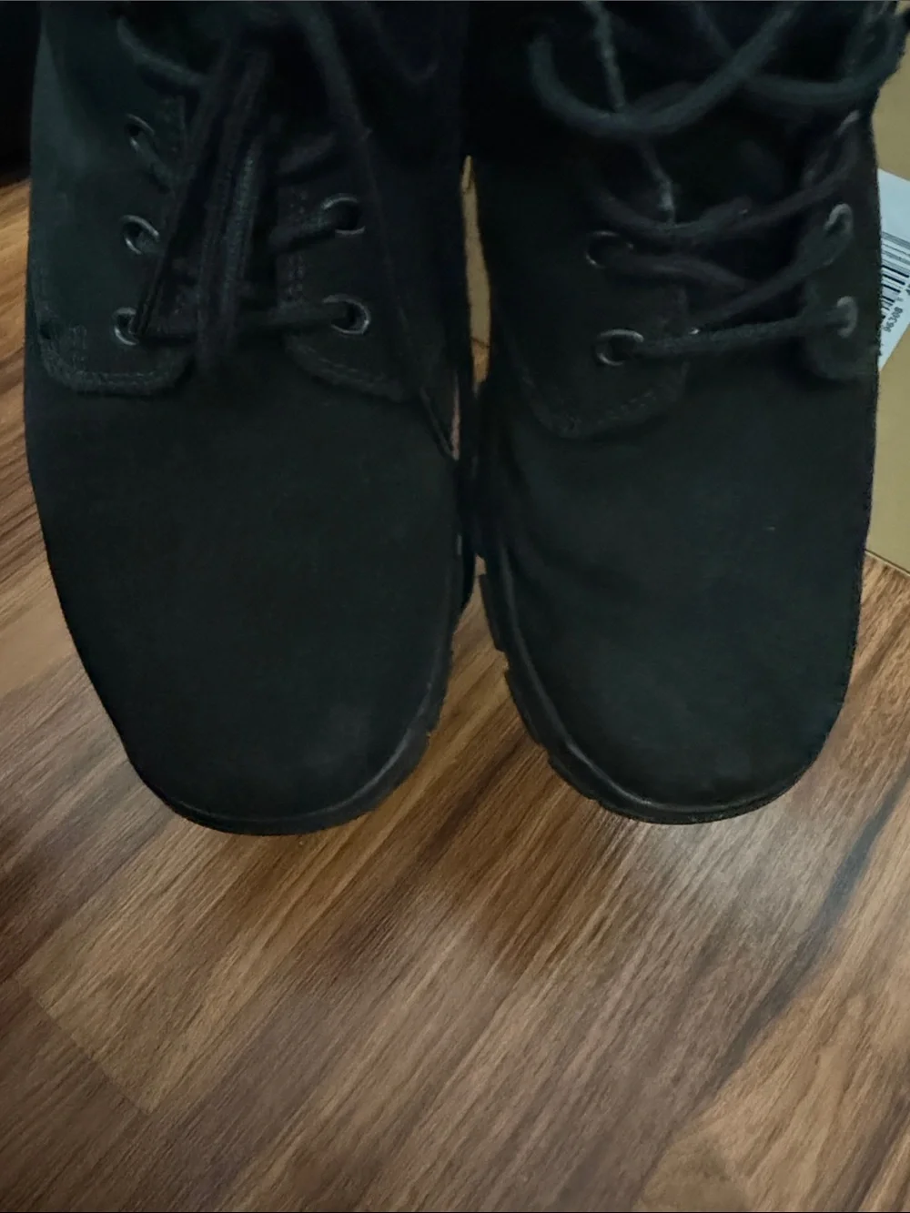 Lands' End Black Suede Chukka Boots